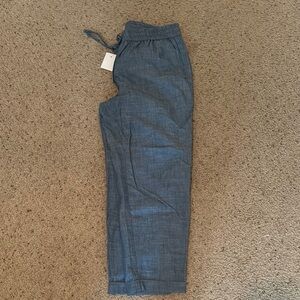J. Crew Women's Chambray Blue Cropped Pants